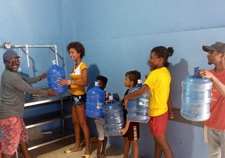 Ecuador-Limones-The community is now beginning to have access to clean drinking water