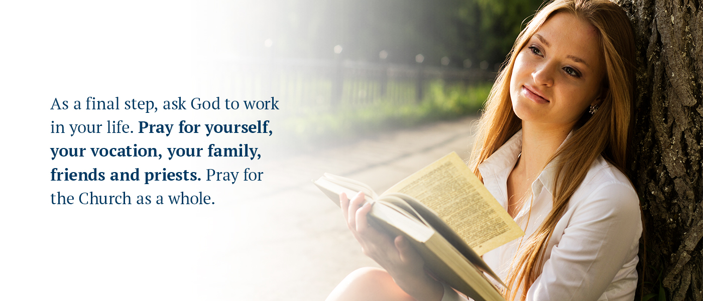 Pray for yourself, family, and church