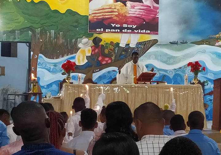 Father Melky, MSFS shares some of the joyous moments in Limones Ecuador