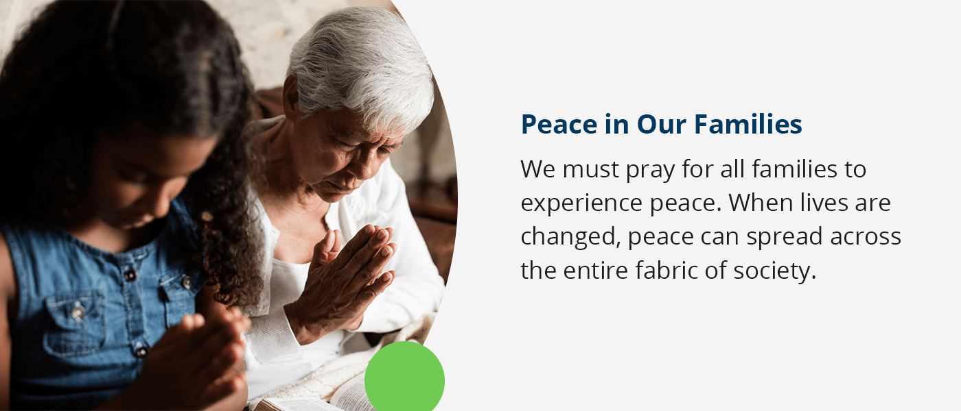 Peace in Our Families