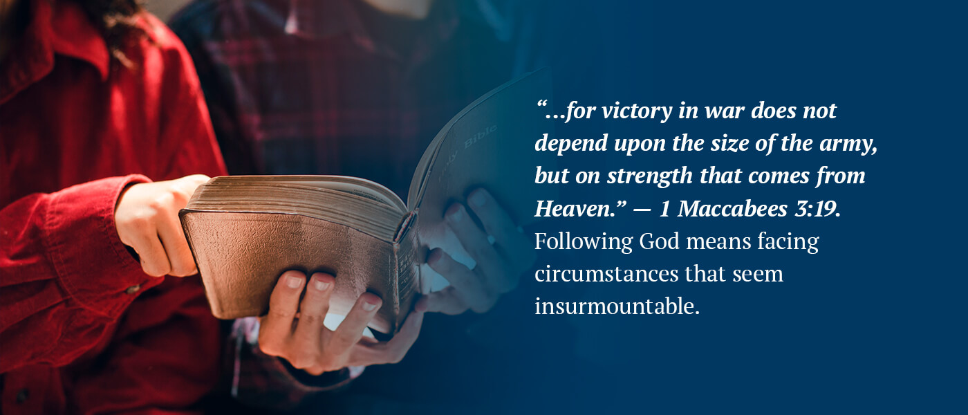 1 Maccabees 3:19