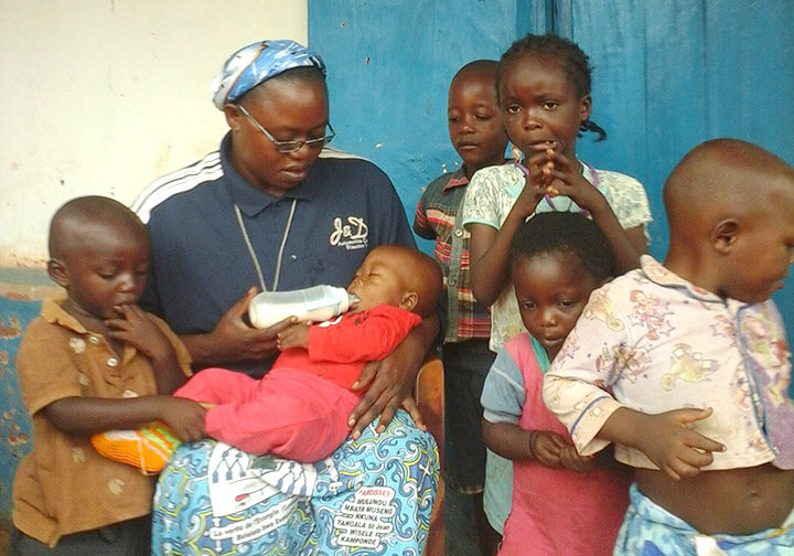 Peter Freissle has given crucial support to the Ndekesha orphans in DR Congo.
